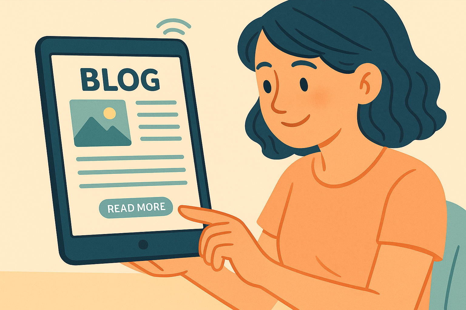 Highlights mobile-first design and readability, reinforcing the blog’s message about user-centered layout.